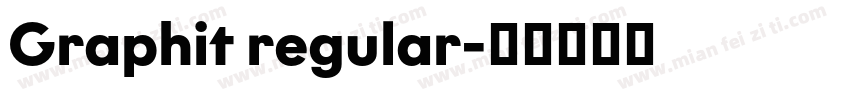 Graphit regular字体转换